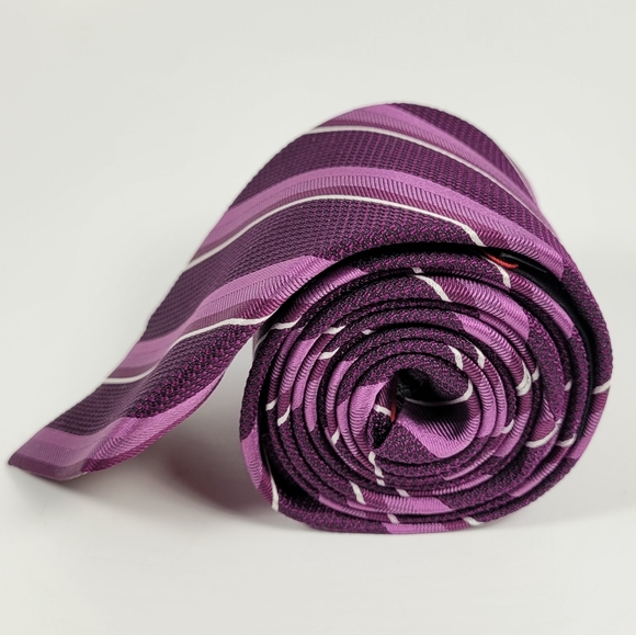 OLYMP | 100% silk handmade striped tie - Picture 2 of 7